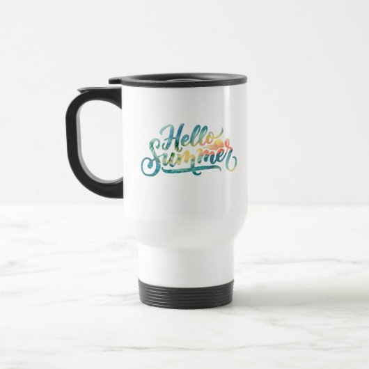 Mug De Voyage Bonjour l'été (Gauche)
