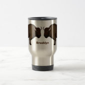 Mug De Voyage Bonne illustration de bison américain  (Centre)