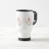 Mug De Voyage Bonne nuit Rose (Devant droit)