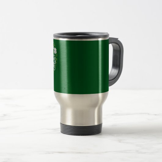 Mug De Voyage Bonne Saint Patrick's Day (Devant droit)