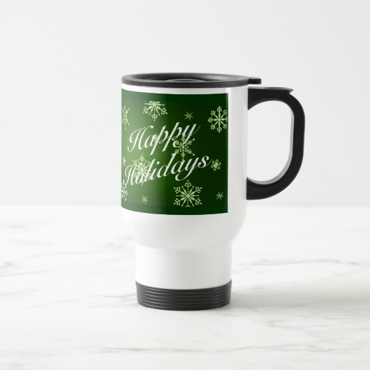 Mug De Voyage Bonnes fêtes articles assortis - vert (Droite)