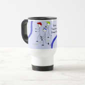 Mug De Voyage Bons Enseignants Sticks Chiffres Appuyer Sur (Devant gauche)