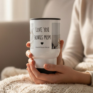 Mug De Voyage Bonus Maman Photo Personnalisée   Je t'aime
