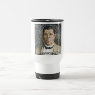 Mug De Voyage Booker T. Washington et citation sur le succès