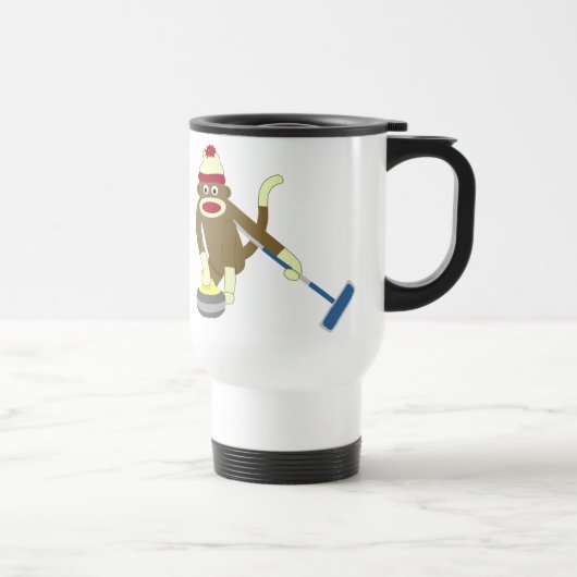 Mug De Voyage Bordage olympique de singe de chaussette (Droite)