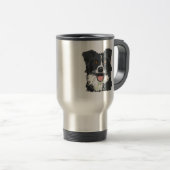 Mug De Voyage Bordure Collie (Devant droit)