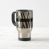 Mug De Voyage BOSS :  "Meilleur Patron du monde" Zebra Stripes G (Devant gauche)