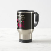 Mug De Voyage Boston Terrier Chien Maman Propriétaire Cute Funny (Devant droit)