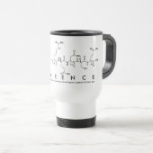 Mug De Voyage Bouche de nom du peptide Clarence (Devant droit)