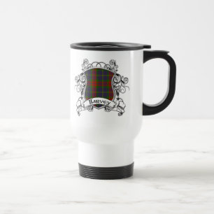 Mug De Voyage Bouclier de tartan de Harvey