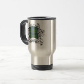 Mug De Voyage Bouclier de tartan de Marshall (Devant gauche)