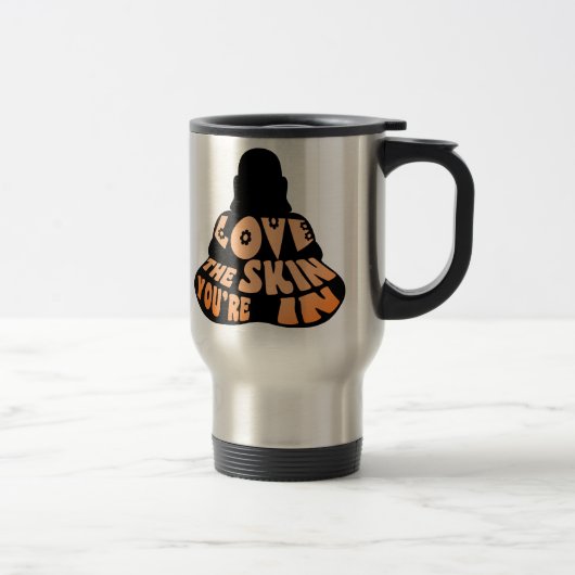 Mug De Voyage Bouddha Love Orange (Droit)