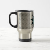 Mug De Voyage Boue crânienne (Turquoise) (Gauche)