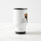 Mug De Voyage Boue de voyage de perroquet avec Macaw (Centre)