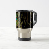Mug De Voyage Boue de voyage en plume de paon (Devant droit)