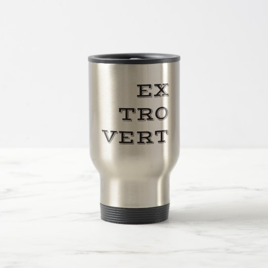 Mug De Voyage Boue de voyage Extrovert (Centre)