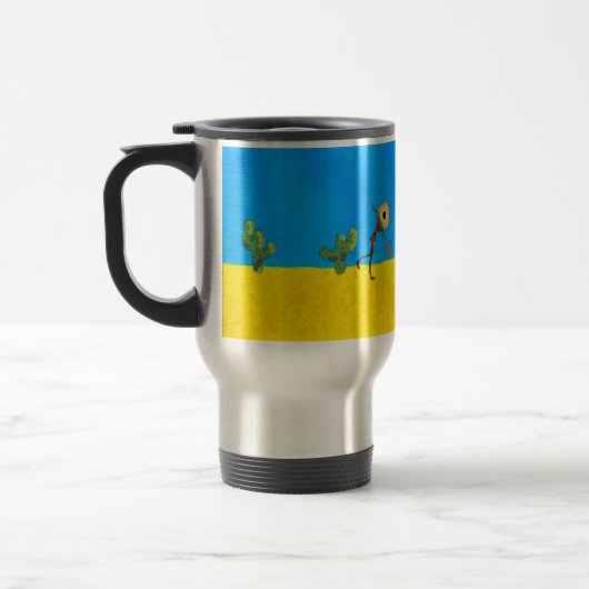 Mug De Voyage boue de voyageur du désert (Gauche)