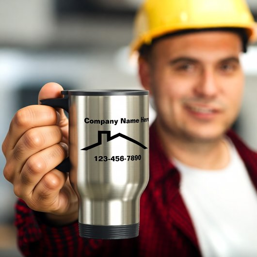 Mug De Voyage Boue isolée de l'entreprise de construction