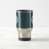 Mug De Voyage Boue monogramme bleu acier (Centre)