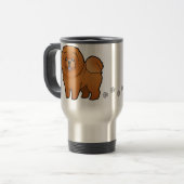 Mug De Voyage Bouffe de bouffe de bande dessinée (Devant gauche)