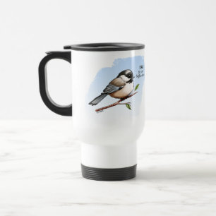 Mug De Voyage BOUFFÉE DE CHICKADEE AILES de Jeff Willis Art