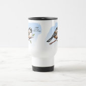 Mug De Voyage BOUFFÉE DE CHICKADEE AILES de Jeff Willis Art (Centre)
