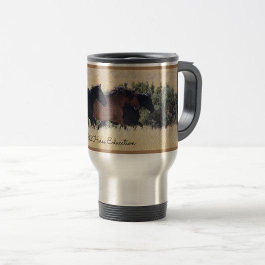 Mug De Voyage Boug de banlieue à cheval sauvage (Devant droit)