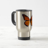 Mug De Voyage Boug de voyage à papillon orange (Devant gauche)