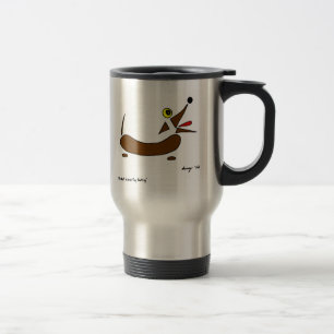 Mug De Voyage Boug de voyage Abstrait pour chien d'égout