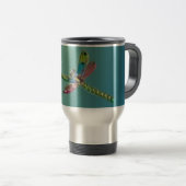 Mug De Voyage Boug de voyage de libellules volantes (Devant droit)