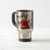 Mug De Voyage Bouge à café de 15 onces personnalisée Country Woo (Devant gauche)