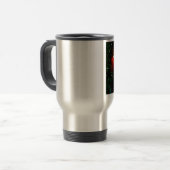 Mug De Voyage Bougie V de biscuit de Noël (Devant gauche)