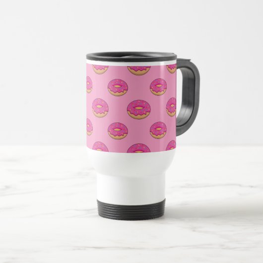 Mug De Voyage Bouillie de fraises avec des arrosages (Devant droit)