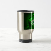 Mug De Voyage Boule de décoration de Noël verte (Centre)