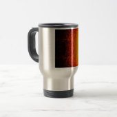 Mug De Voyage Boule de feu éclatante (Devant gauche)
