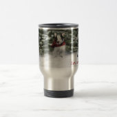 Mug De Voyage Boule de sauvetage Dashing through (Centre)