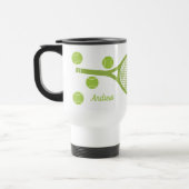 Mug De Voyage Boule de tennis moderne personnalisée (Gauche)