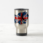 Mug De Voyage Bouledogue d'Union Jack (Centre)