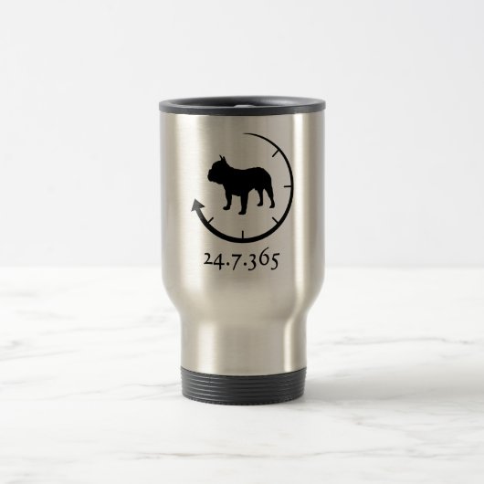Mug De Voyage Bouledogue français (Centre)