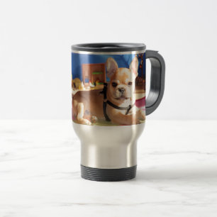 Mug De Voyage Bouledogue français chiot mignon