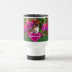 Mug De Voyage Bouledogue français coeur French Bulldog mère