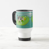 Mug De Voyage Bouledogue français été Bouledogue Français (Devant gauche)
