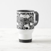 MUG DE VOYAGE BOULES NOIRES ET BLANCHES (Devant droit)