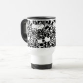 MUG DE VOYAGE BOULES NOIRES ET BLANCHES (Devant gauche)