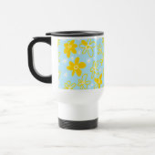 Mug De Voyage Bouquet Fleur Daisy Meadow Sky Jaune Blanc (Gauche)
