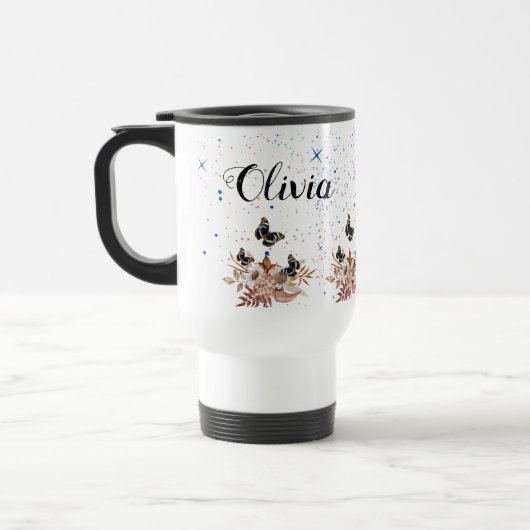 Mug De Voyage Bouquet floral blooming garden (Gauche)