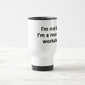 Mug De Voyage bourreau de travail récupéré (Centre)