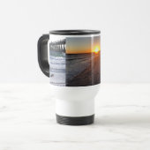 Mug De Voyage Bouteille de plage (Devant gauche)