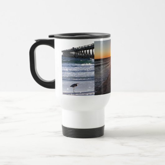 Mug De Voyage Bouteille de plage (Gauche)