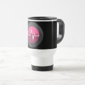 Mug De Voyage Bouteille de voyage EKG (Devant droit)